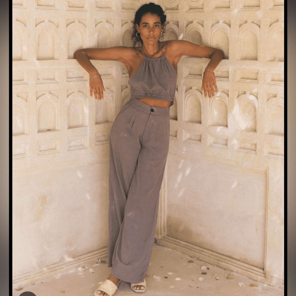 New Bahhgoose Ker Trousers In Taupe